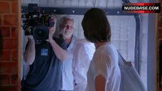 9. Milla Jovovich Pokies Through White T-Shirt – Lip Sync Battle