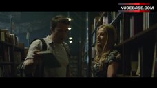 2. Rosamund Pike Sex in Library – Gone Girl