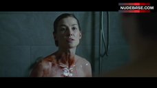 7. Rosamund Pike Washes Her Bloodied Body in Shower