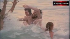 8. Rebecca Gilling Nude on Beach – Stone
