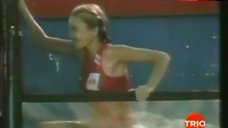 5. Erin Gray Sexy Scene – Battle Of The Network Stars