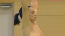 7. Lavinia Milosovici Topless Gymnastics – Gold Bird