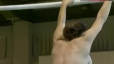 3. Corina Ungureanu Topless in Thong – Gold Bird