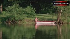 7. Camille Keaton Swims Nude in Lake – I Spit On Your Grave