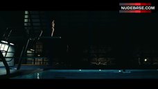 7. Zooey Deschanel Jumps Topless in Pool – Gigantic
