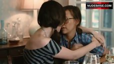 1. Zooey Deschanel Lesbian Kiss – Our Idiot Brother