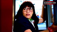 8. America Ferrera Flashes Panties in School Cafeteria – Ugly Betty