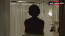 1. Bridget Moynahan Nude Silhouette in Shower – The Recruit