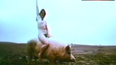 5. Sally Kirkland Nude Riding Pig – Futz!