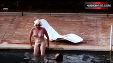 3. Karine Gambier Nude in Pool – Sexy Sisters