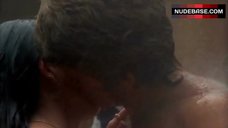 8. Ashley Porter Nude Kissing in Shower – The Young Nurses