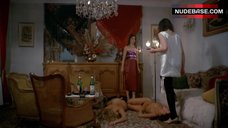 2. Brigitte Lahaie Nude Unconscious on Floor – The Escapees