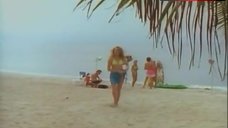 1. Monika Schnarre in Sexy Yellow Bikini – Sweating Bullets
