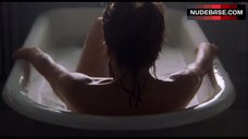 1. Diane Lane Nude in Bathtub – Unfaithful