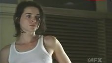 5. Michele Hicks Pokies Through Top – The Shield