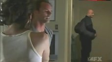 8. Michele Hicks Pokies Through Top – The Shield