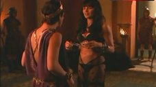 9. Lucy Lawless in Sexy Black Underwear – Xena: Warrior Princess