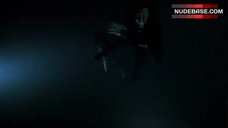 9. Lucy Lawless Nude in Underwater – The X-Files