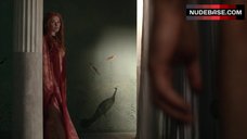 1. Lucy Lawless Naked Boobs – Spartacus