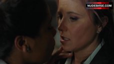 1. Lucy Lawless Lesbian Kissing – Ash Vs Evil Dead
