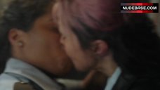 3. Lucy Lawless Lesbian Kissing – Ash Vs Evil Dead