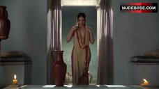 9. Lucy Lawless Full Frontal Nude – Spartacus