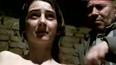 6. Naked Tatjana Blacher Gets Hair Cut – Anne Frank