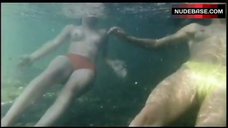 8. Pia Zemljic Topless in Yellow Bikini Panties – Guardians Of The Frontier