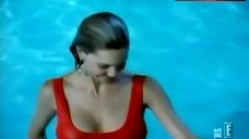 5. Heather Locklear Hot in Red Wet Top – E! True Hollywood Story