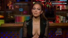 3. Jennifer Lopez Decollete – Watch What Happens: Live