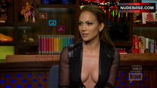 Jennifer Lopez Decollete – Watch What Happens: Live