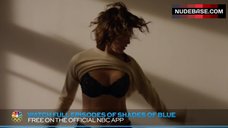 5. Jennifer Lopez in Sexy Black Lace Bra  – Shades Of Blue