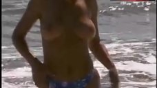 8. Aria Giovanni Shows Tits on Beach – Bare Naked Survivor