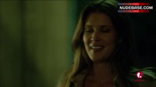 1. Sarah Lancaster in Sexy Lingerie – Witches Of East End