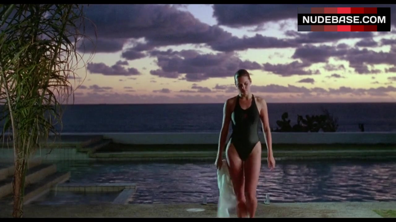 Carey Lowell Sexy in Wet Swimsuit – Dangerously Close (0:31) | NudeBase.com