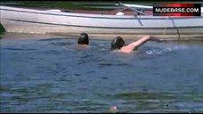 8. Barbara Hershey Nude Swims in Lake – The Pursuit Of Happiness