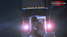 7. Nicki Aycox in White Bra and Panties – Joy Ride 2