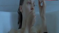 6. Clemence Poesy Naked in Bathtub – Sans Moi