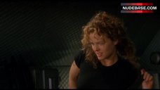 1. Dina Meyer Shows Tits – Starship Troopers