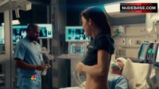 10. Erica Durance Shows Sexy Lingerie in Hospital – Saving Hope