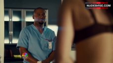 9. Erica Durance Shows Sexy Lingerie in Hospital – Saving Hope