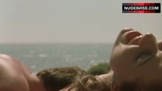 3. Angela Ferlaino Real Oral Sex on Beach – Private