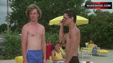 1. Cindy Morgan Sexy in Black Swimsuit – Caddyshack