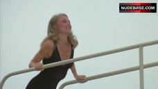 7. Cindy Morgan Sexy in Black Swimsuit – Caddyshack