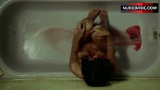 1. Thandie Newton Nude in Empty Bathtub – Rogue