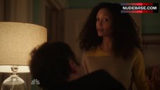 10. Thandie Newton in Black Bra – The Slap