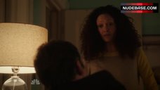 9. Thandie Newton in Black Bra – The Slap