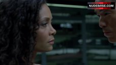 10. Thandie Newton Shows Boobs, Ass and Pussy – Westworld