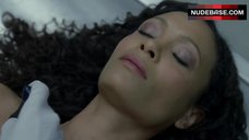 5. Thandie Newton Bare Tits and Hairy Bush – Westworld
