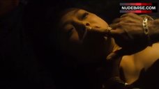 1. Maya Zapata Boobs Scene – Bordertown